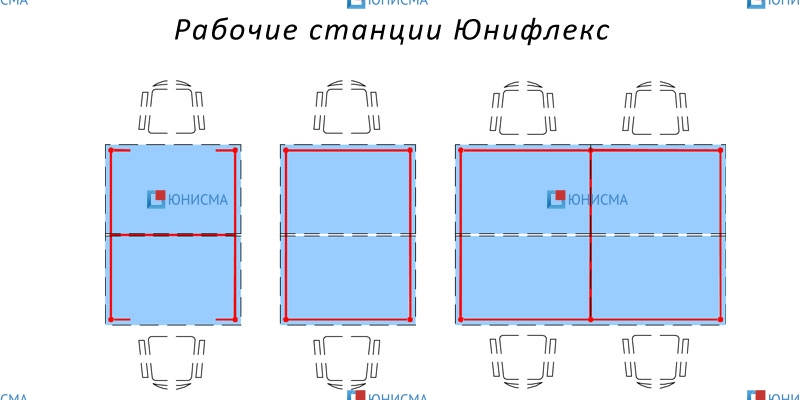 Металлокаркас столов. Юнифлекс