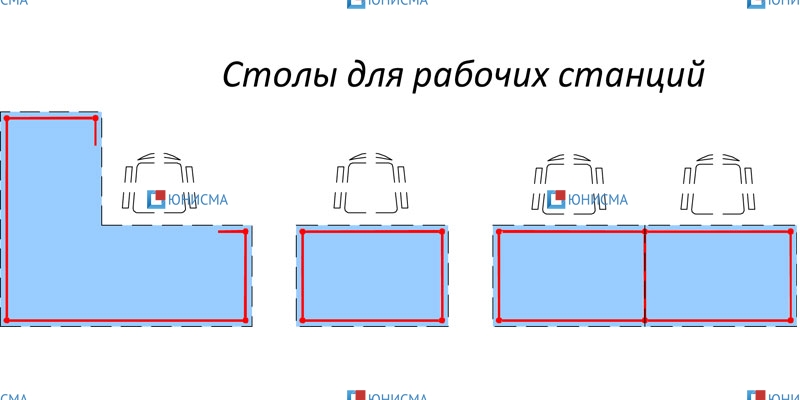 Металлокаркас столов. Юнифлекс